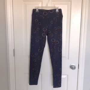 Leggings with Bicycle pattern